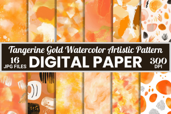 Download Tangerine Gold Orange Artistic Patterns - Artistic patterns Collection