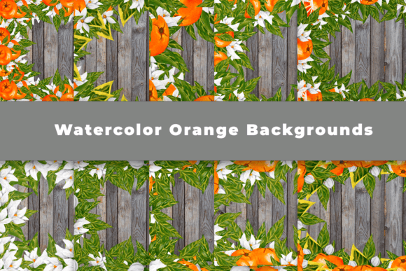 Download Watercolor Orange Backgrounds - Orange backgrounds Collection