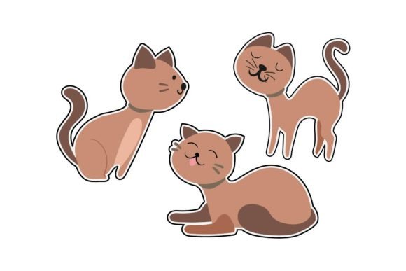 Download Cat Sticker Mammal - Mammal Collection