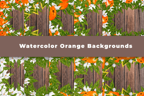 Download Watercolor Orange Backgrounds - Orange backgrounds Collection