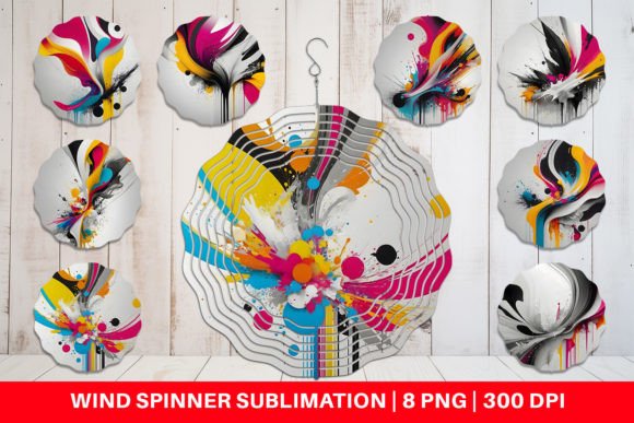 Download Wind Spinner Abstract Vibrant Colors - Premium Resources